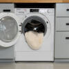 Sheepskin dog blanket in washing machine