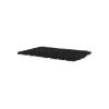 Medium charcoal grey microfibre topology topper for memory foam dog bed