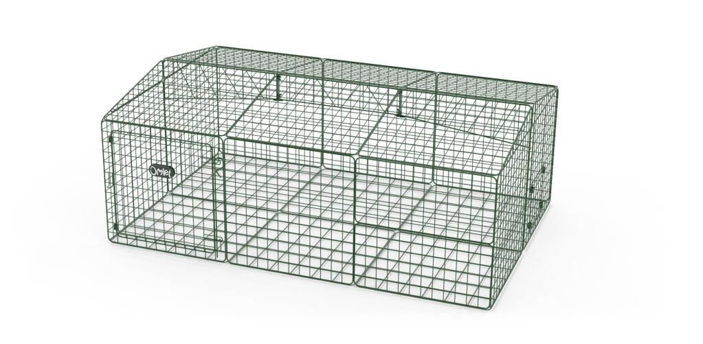 Zippi Guinea Pig Run with Roof and Underfloor Mesh Single Height Zippi Guinea Pig Run & Playpen