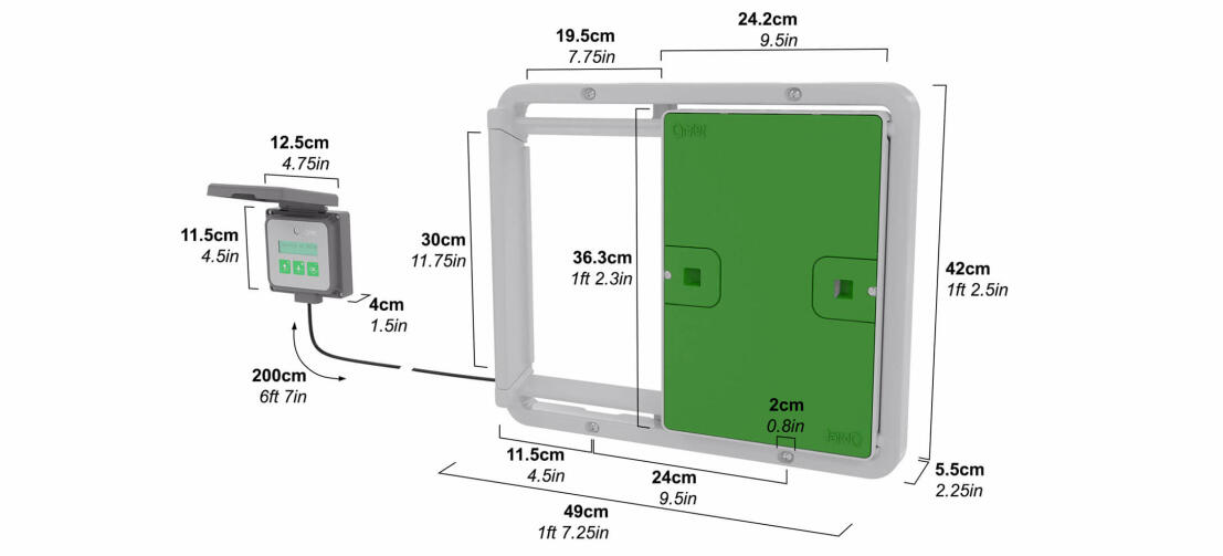 Automatic Chicken Coop Door Opener Omlet