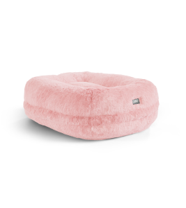 Maya Donut Cat Bed - Blush Pink