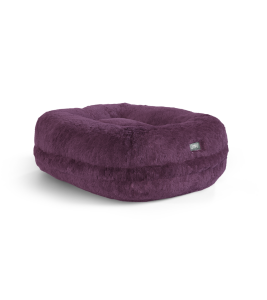 Maya Donut Cat Bed - Fig Purple