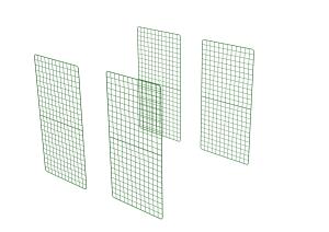 Zippi Rabbit Run Extension Panels - Double Height - Pack of 4