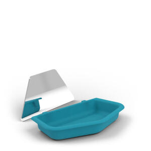 Geo Bird Bath and Mirror - Half Hexagon