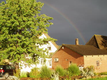 Rainbow over our house