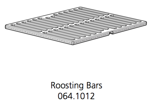 Roosting bars 064.1012