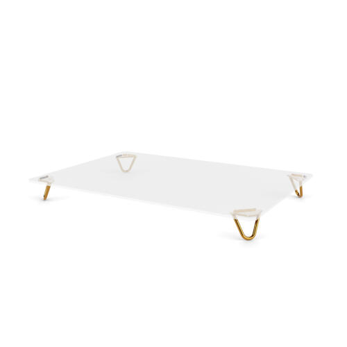 Dog bed frame Gold Gold hairpin feet