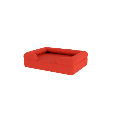 Bolster bed cherry red