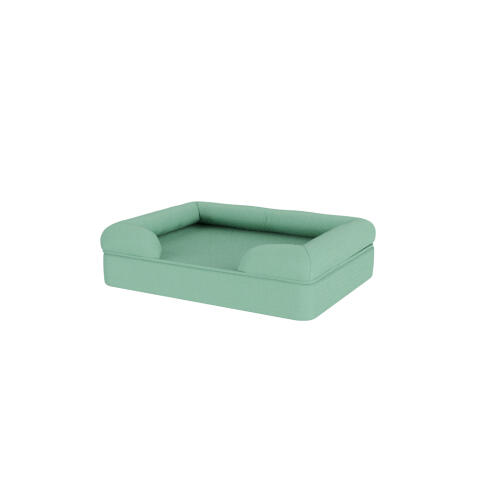 Teal blue dog bed