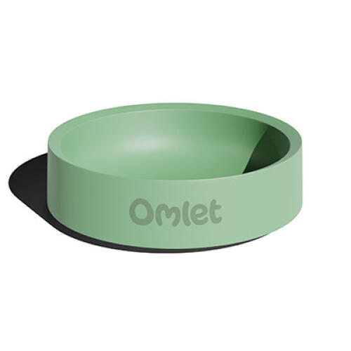 Medium dog bowl sage green designed by Omlet