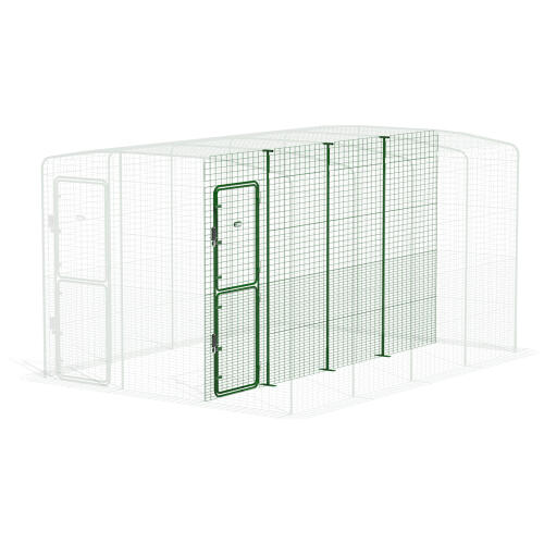 Walk in run partition high - 4 panels