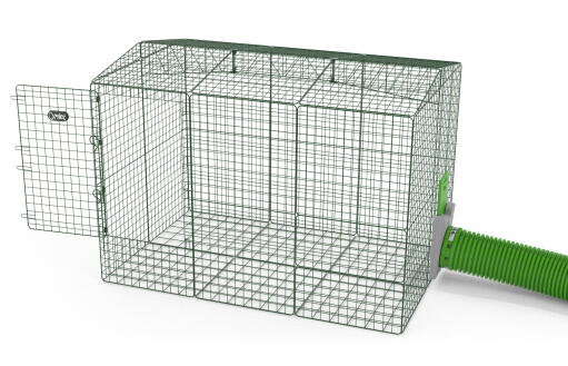 Zippi guinea pig run with roof and underfloor mesh - double height high