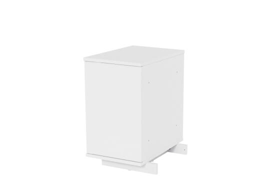 Fido Studio 24 white dog crate wardrobe shut