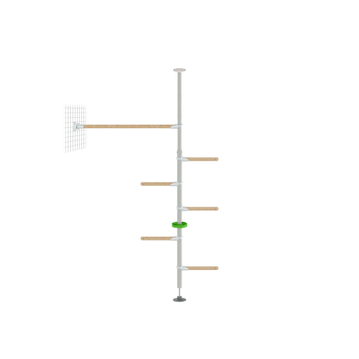 Poletree chicken tree perch system hendurance setup