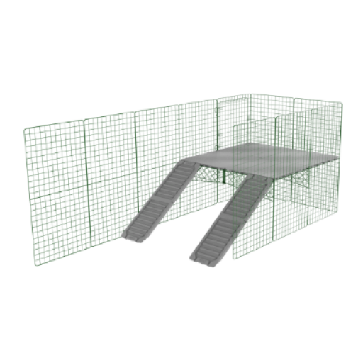 Zippi Rabbit Platforms 4 panels 2 ramps Omlet