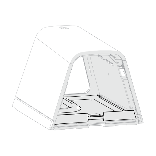 Eglu Go & Eglu Go up dropping tray - leaf green (005.0010.0005)