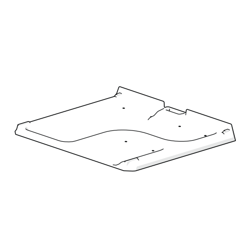 Eglu Go & Eglu Go up dropping tray - leaf green (005.0010.0005)