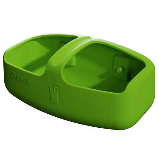 Green Eglu pro and Eglu Cube chicken drinker designed by Omlet