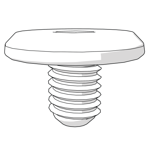M6 x 8mm bolt (800.0487)