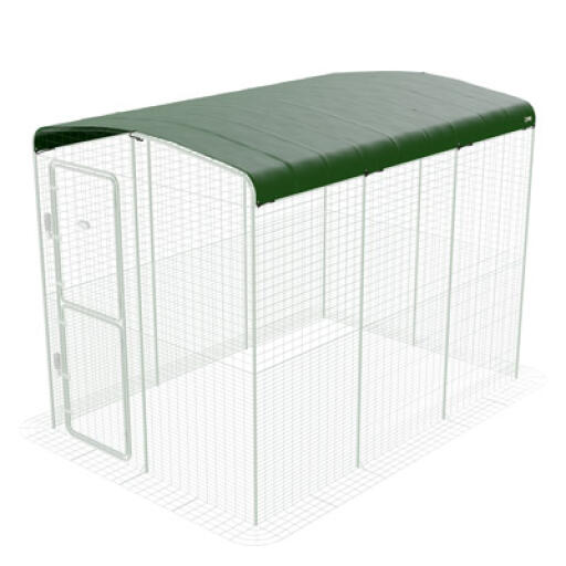 Heavy duty chicken run cover for walk in run 2x3