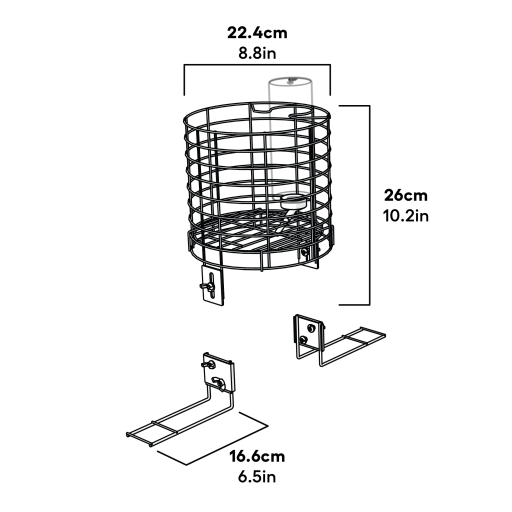 Zippi boxed hay rack dimensions (063.0011)