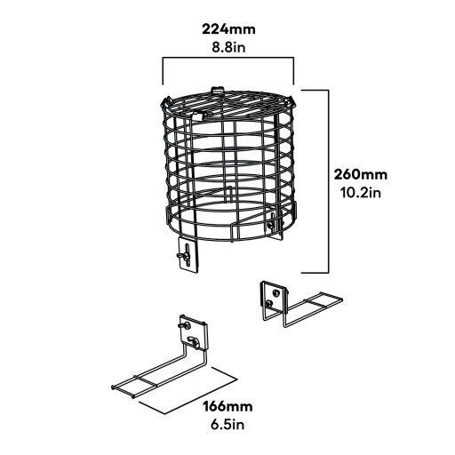 Zippi lookout tower dimensions (063.0011)