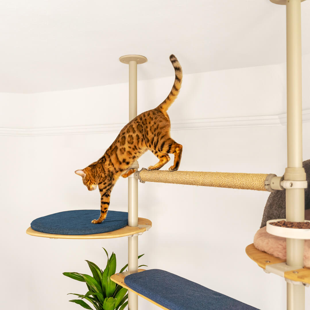 Indoor Freestyle Cat Tree - Vertical Pole Kit - 2.6M To 3.05M | Omlet
