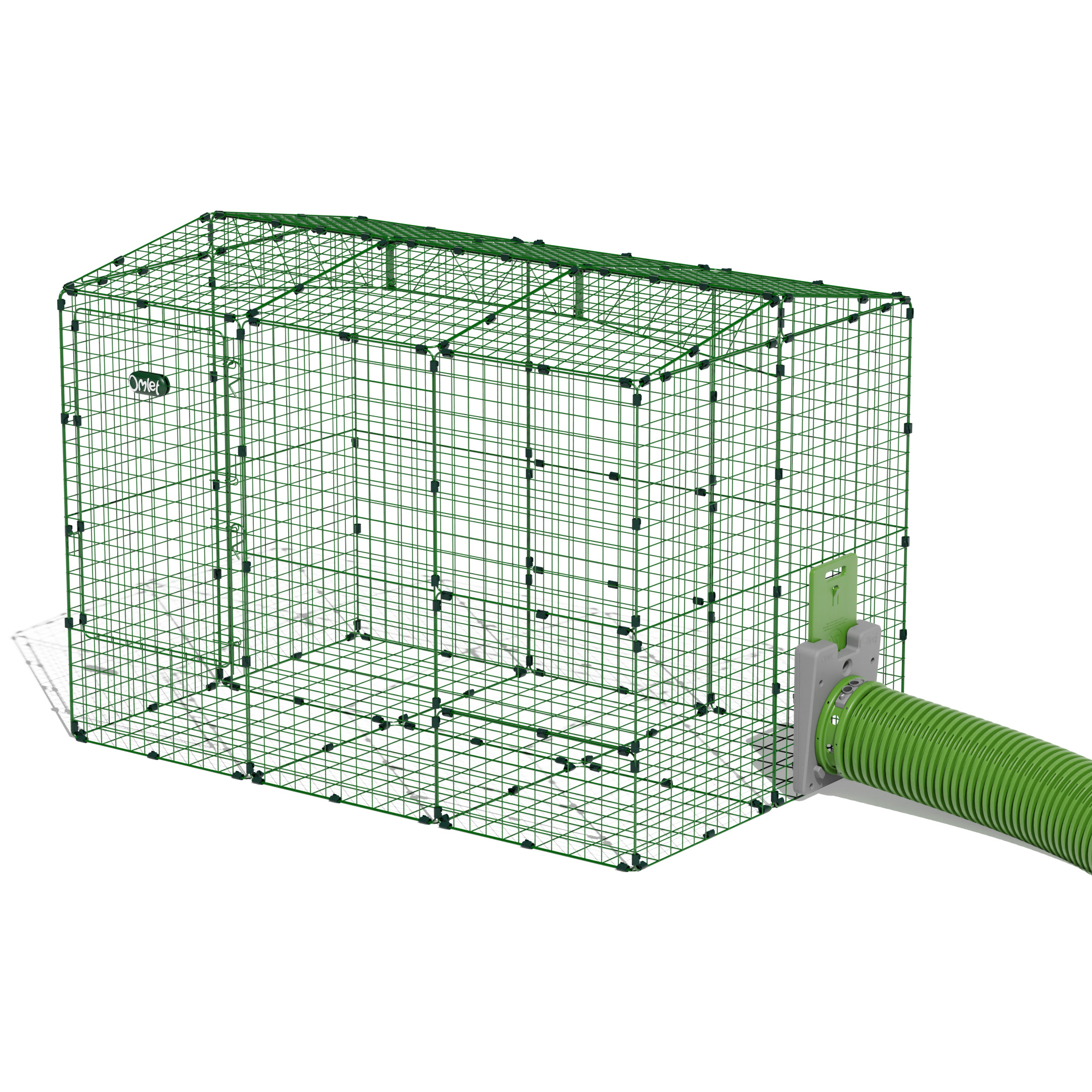 Zippi Rabbit Run with Roof and Underfloor Mesh - Double Height | Omlet