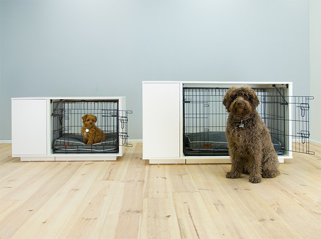 Elegantly designed, the Fido Nook will compliment your home while providing your dog with theirs