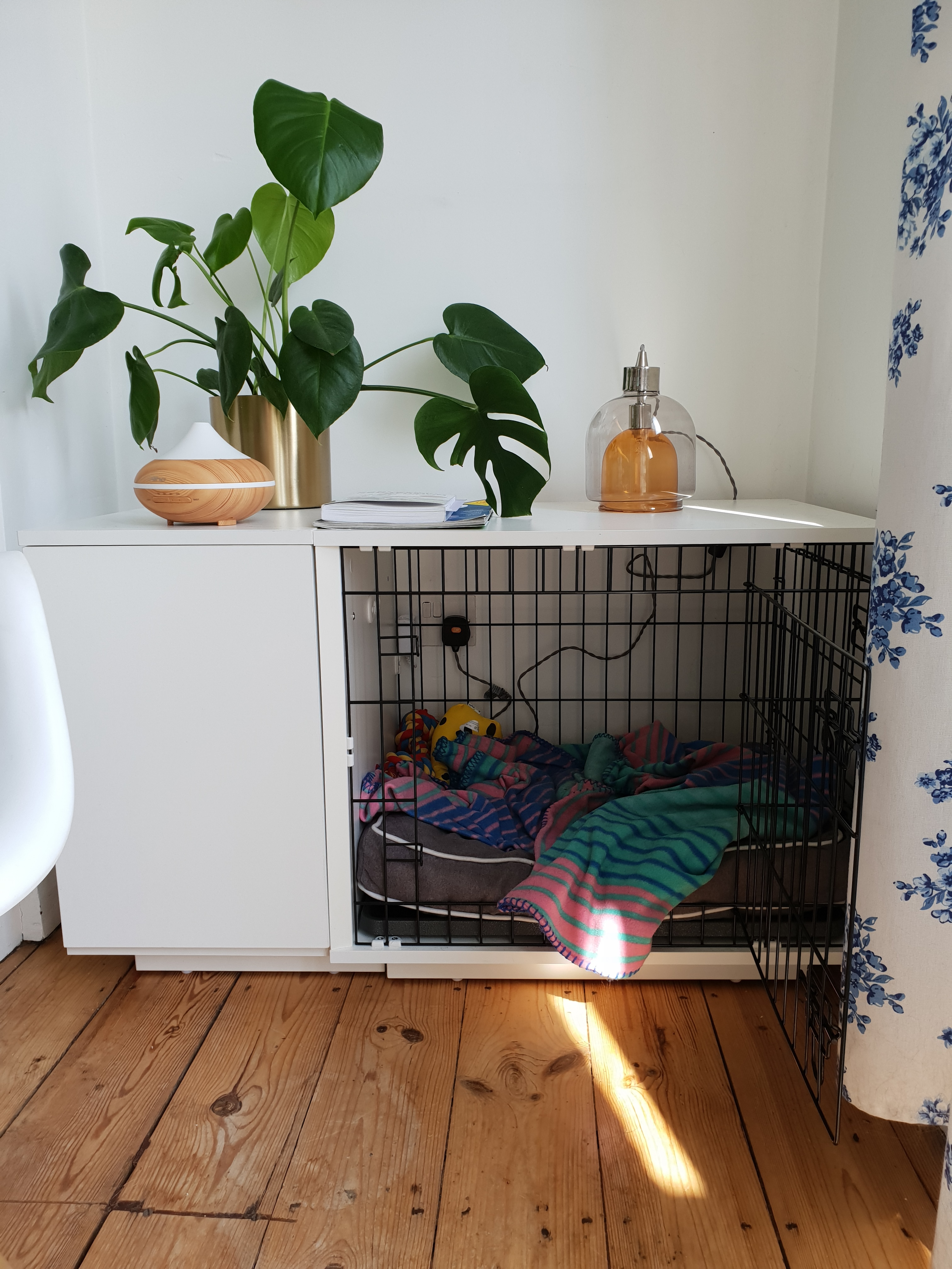Fido Studio 24 Dog Crate Walnut